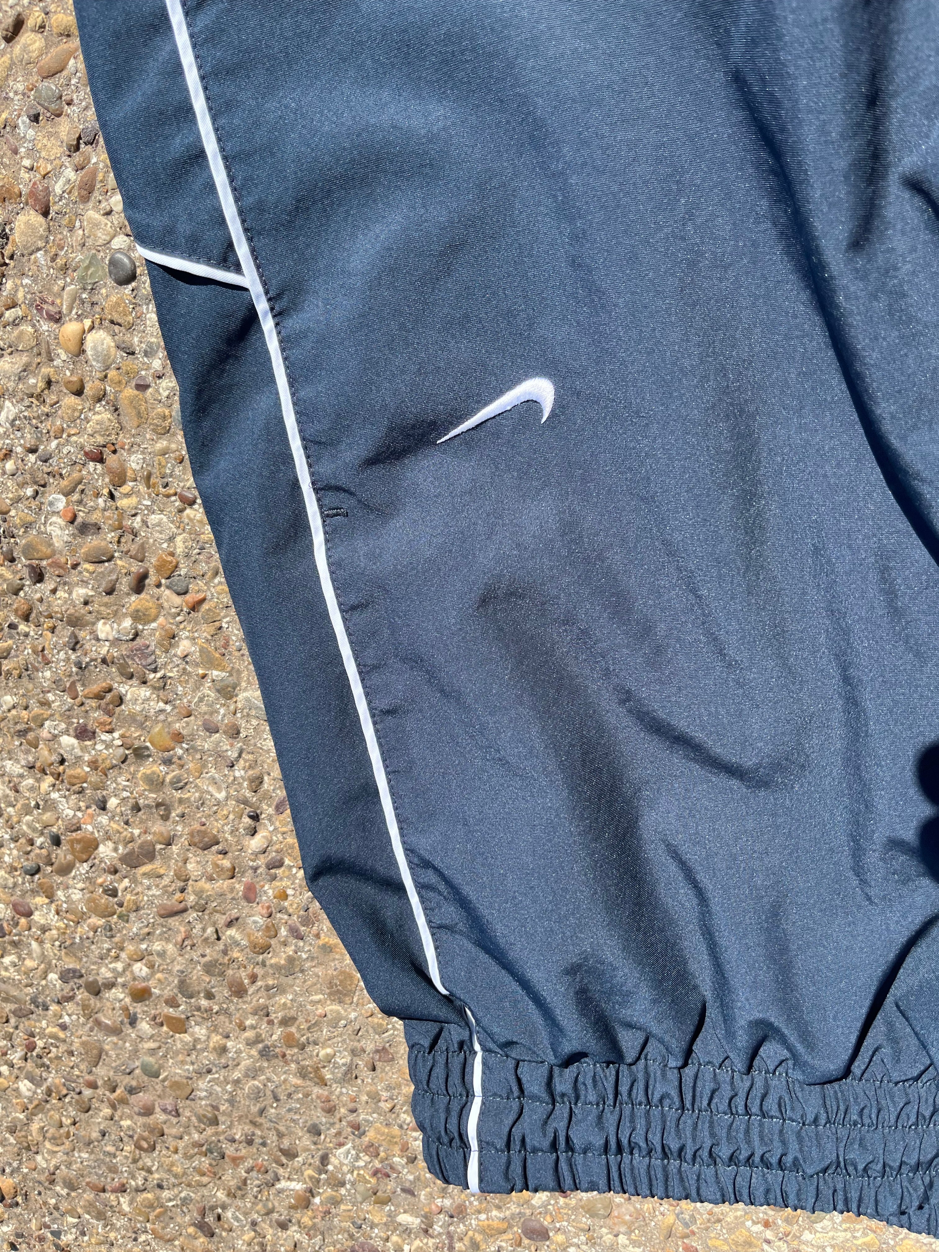 Black, Navy, and Grey Nike Track Pants