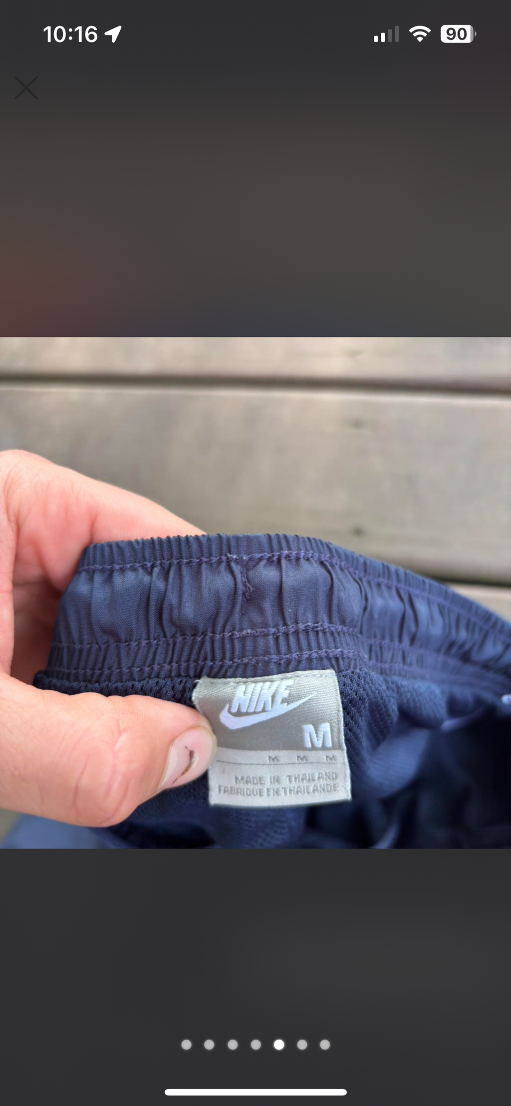 Navy Nike Track Pants (M)