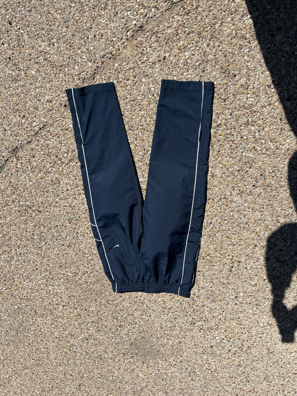 Black, Navy, and Grey Nike Track Pants