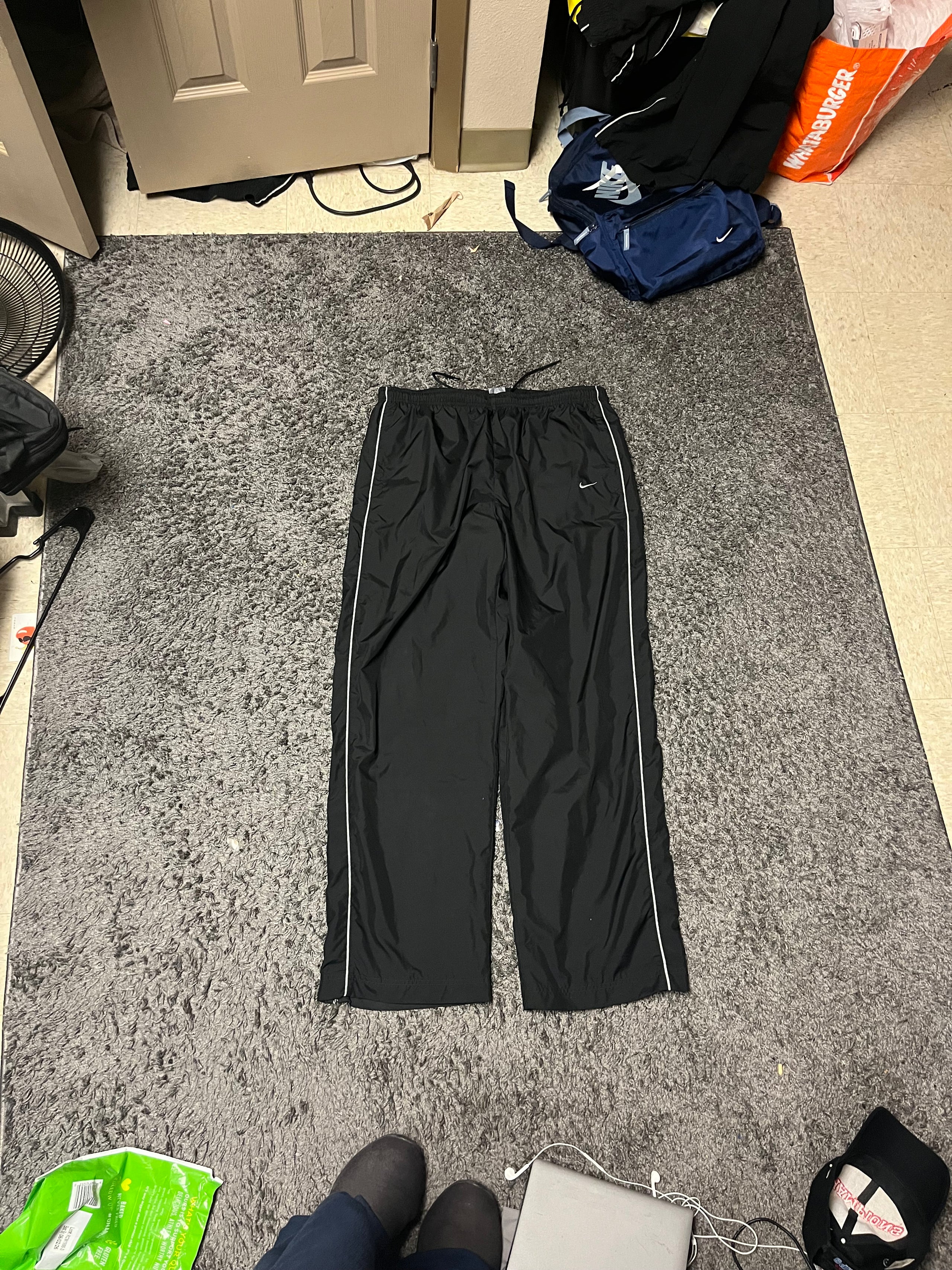 Black Nike Track Pants (XXL)