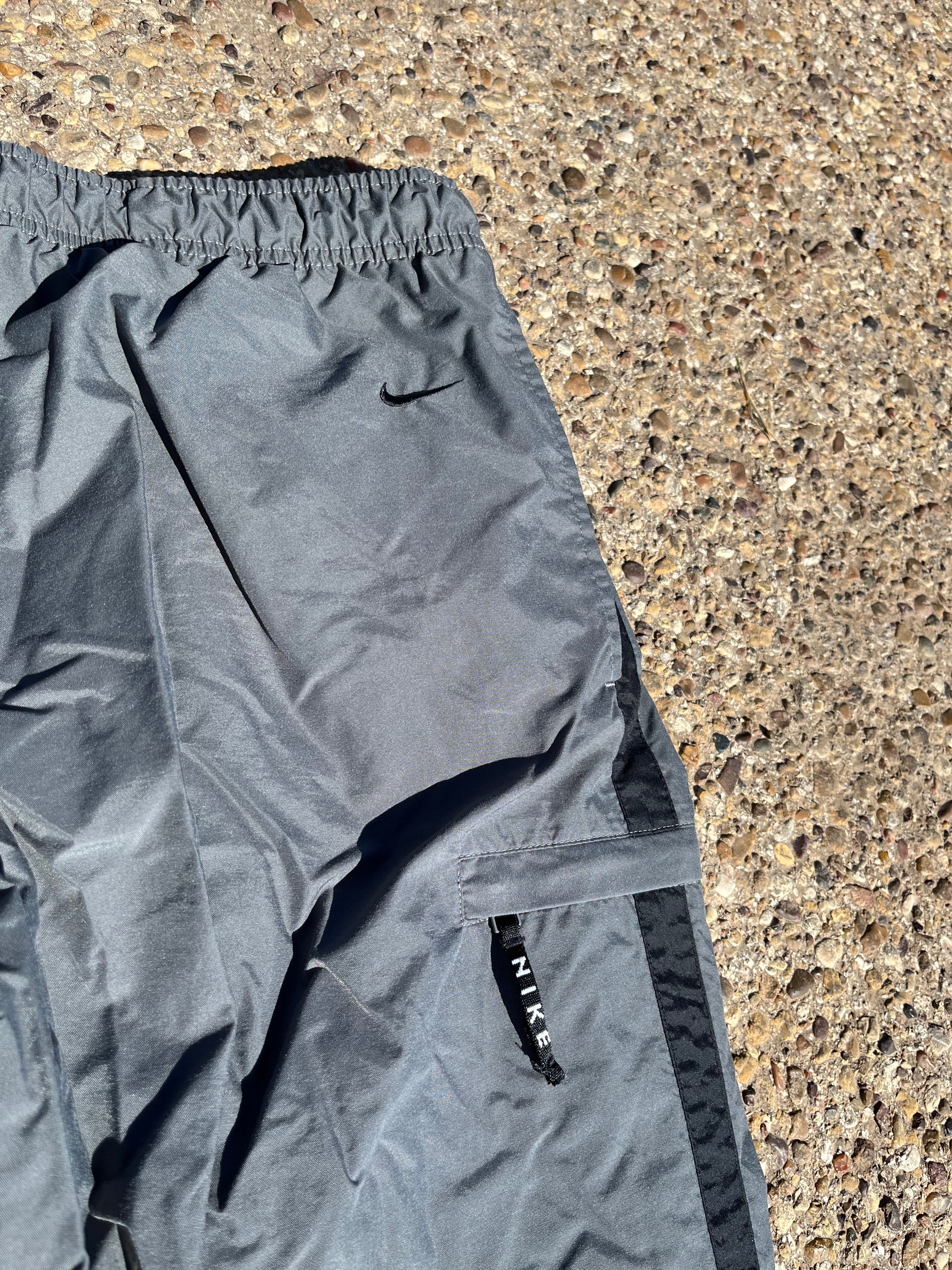 Grey Nike Track Pants (M)