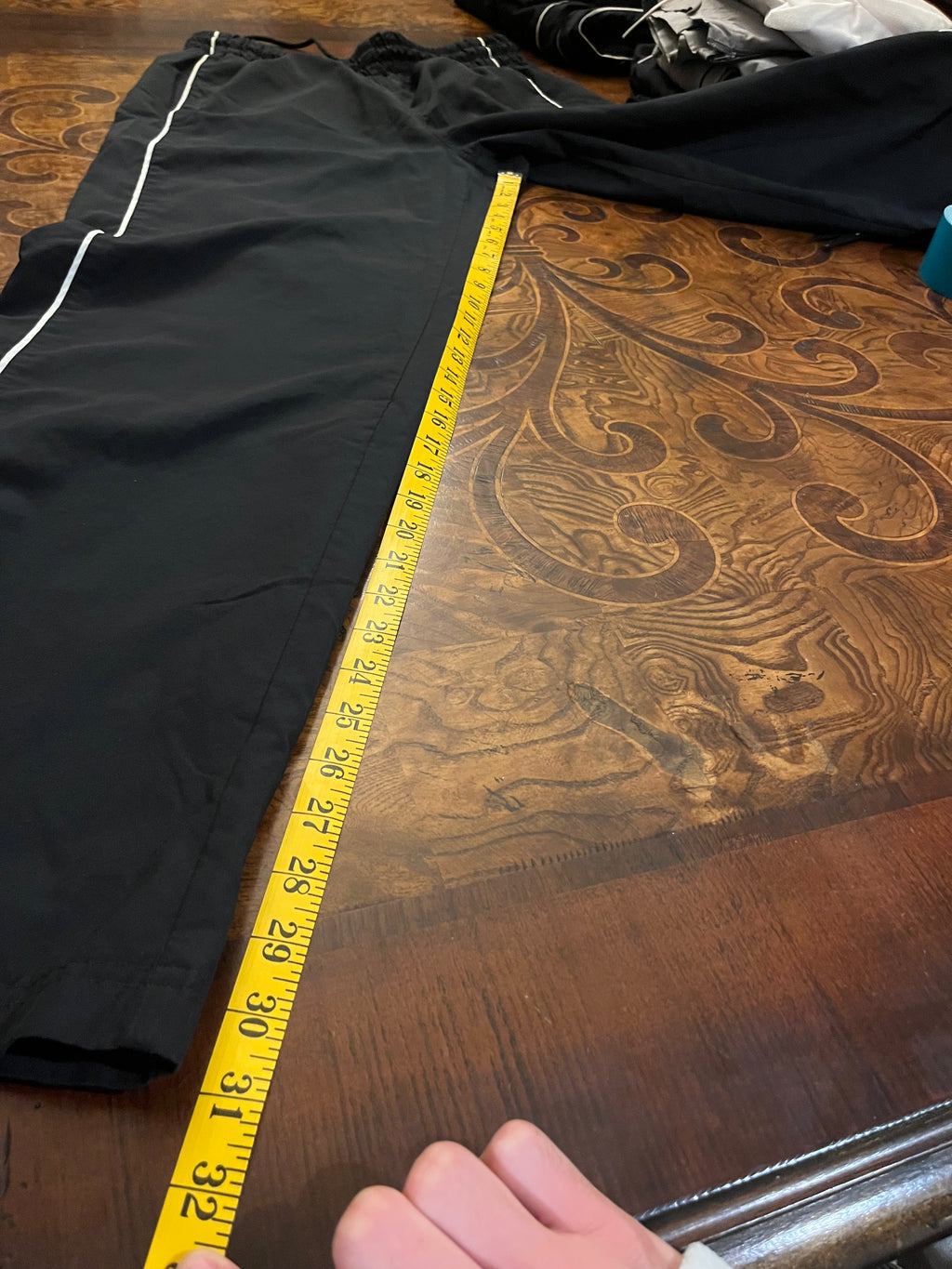 Black Vintage Nike Track Pants (M)