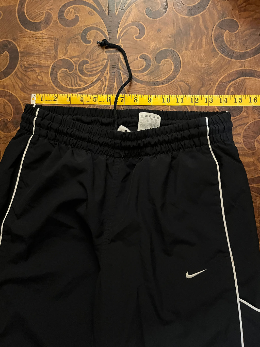 Black Vintage Nike Track Pants (M)