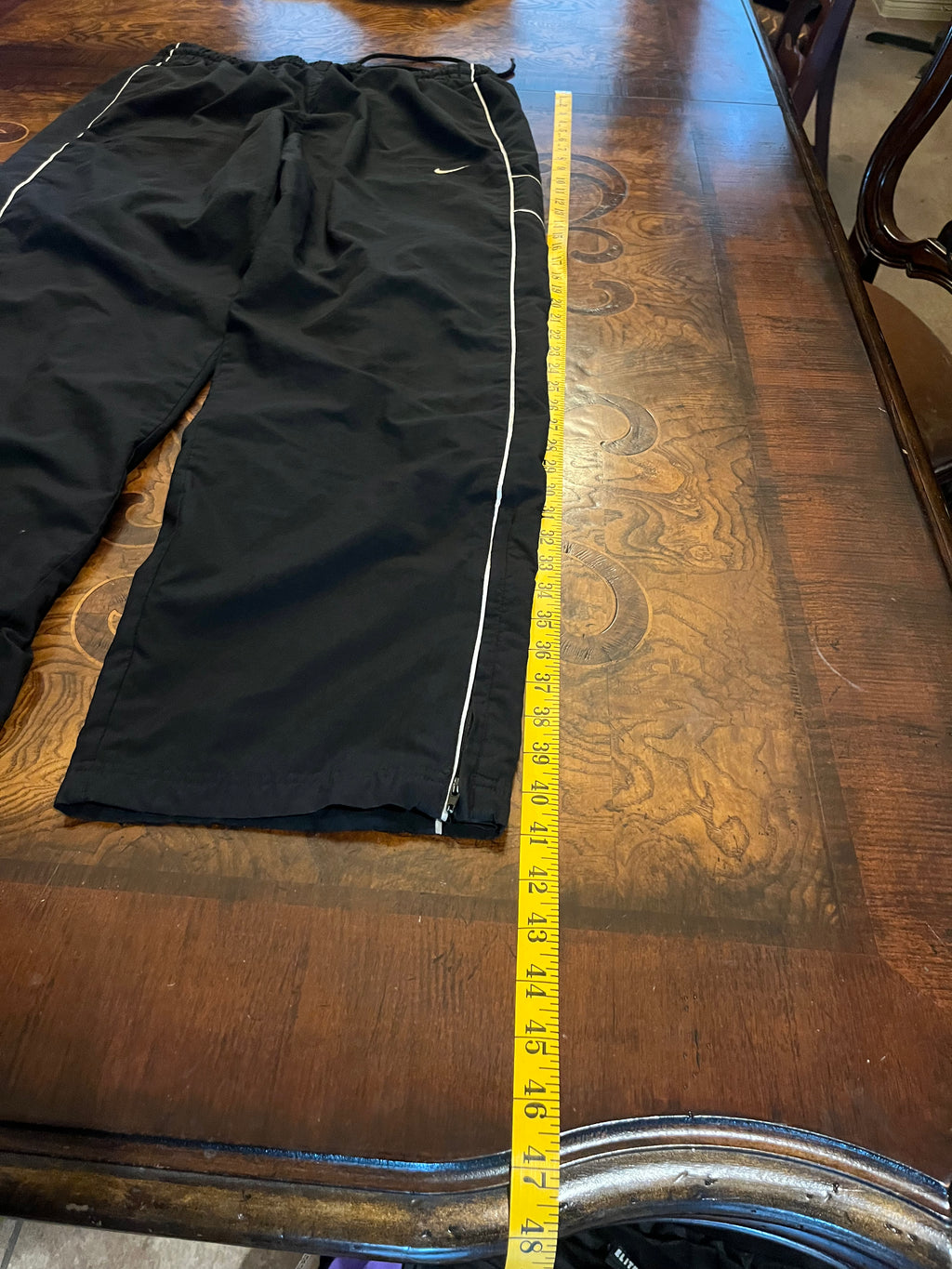 Black Vintage Nike Track Pants (XL)