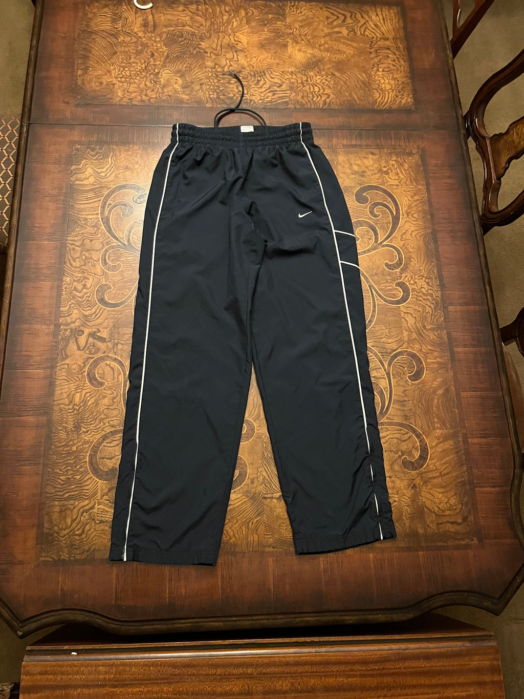 Black Vintage Nike Track Pants (L)