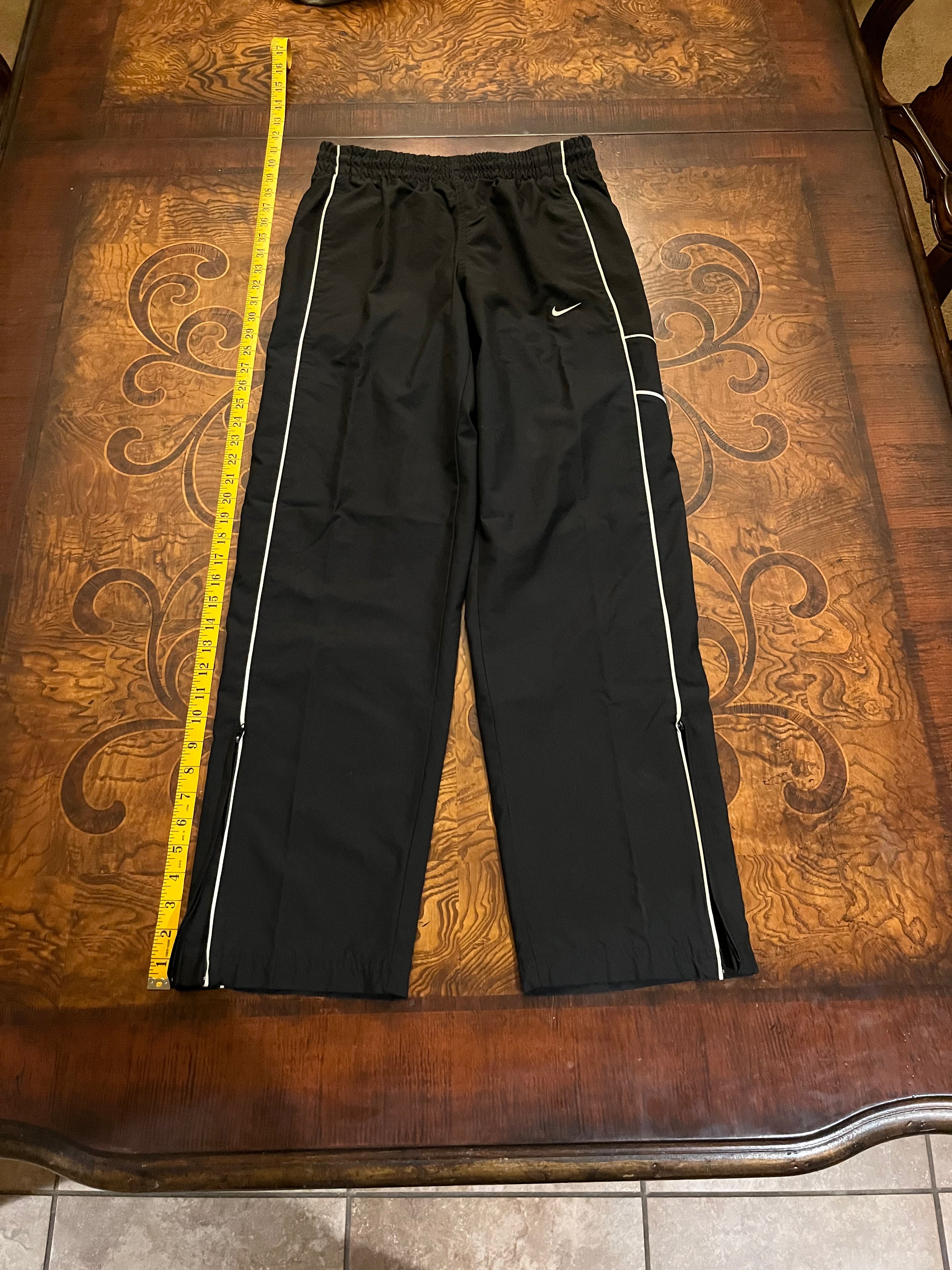 Black Vintage Nike Track Pants (S)