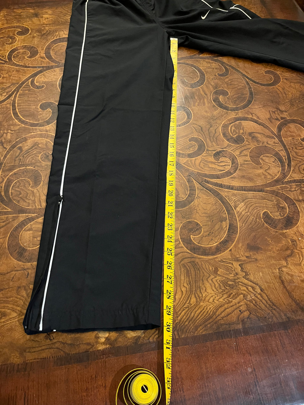 Black Vintage Nike Track Pants (S)